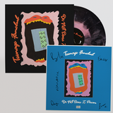 Exclusive pink acid wash splash LP w/ signed print