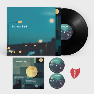 Vinyl LP + guitar pick