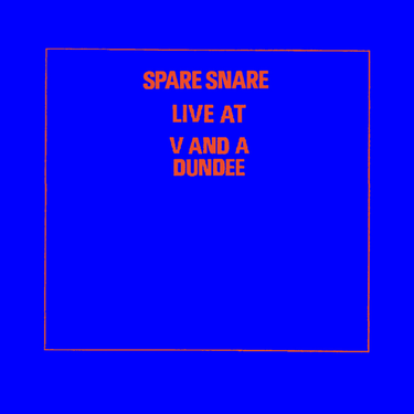 Spare Snare - Live at V&A Dundee