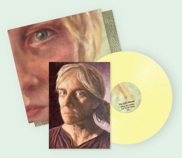 Easter yellow LP with art print