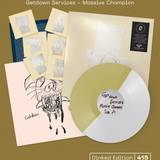Dinked edition - Half & half white & gold vinyl