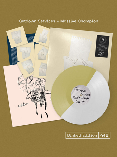 Dinked edition - Half & half white & gold vinyl