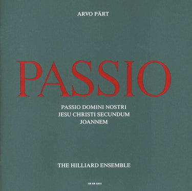 Arvo Part - Passio