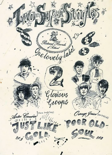 Edwyn Collins - Two Super Singles Poster