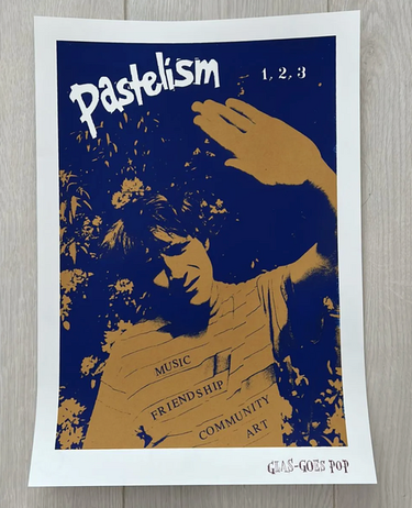 Matthew Rich & The Pastels - Pastelism 1, 2, 3 Screenprinted Poster *Signed*