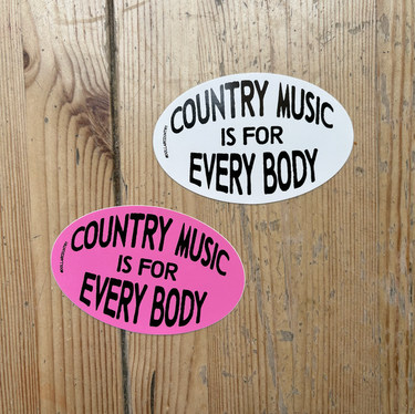 Dollar Country - Country Music Is For Everybody sticker