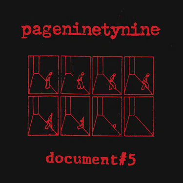 PAGENINETYNINE - DOCUMENT #5 (CLEAR WITH BLACK AND RED SPLATTER)