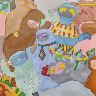 Rural France - Sloths (Signed postcards)