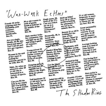 The Shadow Ring - Wax-Work Echoes (First Time On Vinyl!)