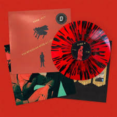 Dinked edition - Red with black splatter vinyl